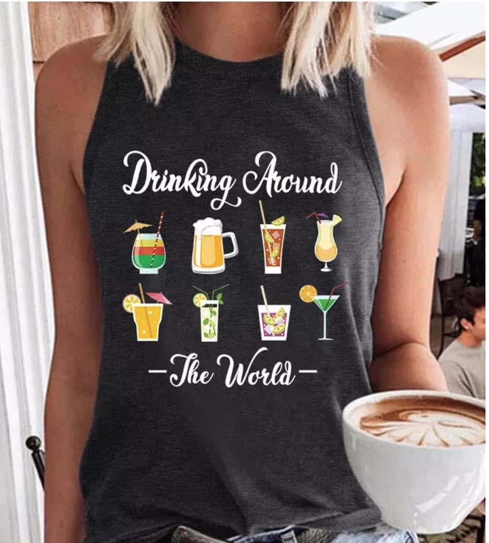 drinking around the world epcot shirts