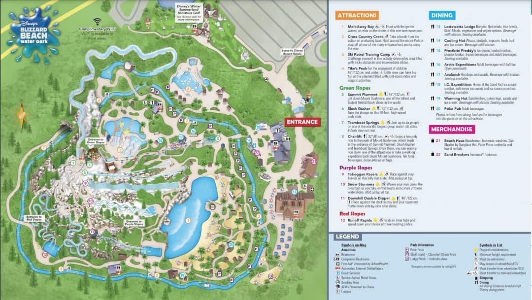 Blizzard Beach Map 2024 Planning The Magic